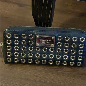 Michael Kors large wallet with grommets